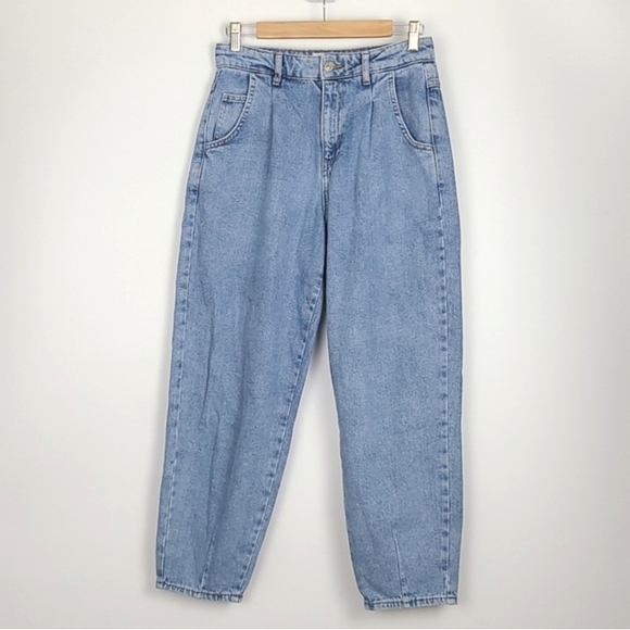 ONLY Onlverna Bomb  Balloon Baggy Jeans Light Blue Denim High Waist Size S / 32 - Picture 3 of 15